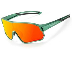Rockbros 14110009002 polarized cycling glasses for children 8-14 metai old – žalias