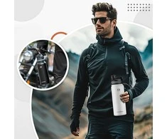 Gertuvė Rockbros 35210029005 Dviračio gėrimų termosas 550 ml – Baltas
