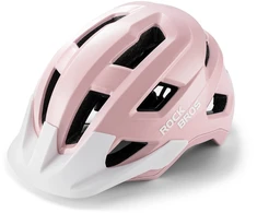 Rockbros LK-67 Youth Bike Helmet with Detachable Visor 54–58 cm - Rožinė