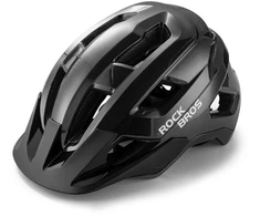 Rockbros LK-67 Youth Bike Helmet with Detachable Visor 54–58 cm - Juodas