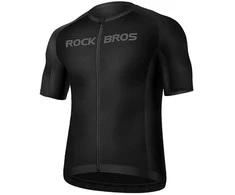 Rockbros 15120002005 short sleeve XXL cycling jersey – juodos spalvos