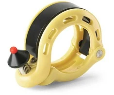 Rockbros 34210028004 Q-shaped bicycle bell – yellow