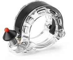 Rockbros 34210028002 Q-shaped bicycle bell – transparent