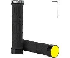 Rockbros 40720007001 bicycle grips with reflector – juodos spalvos