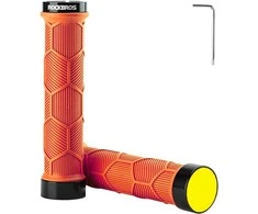 Rockbros 40720007004 bicycle grips with reflector – oranžinis