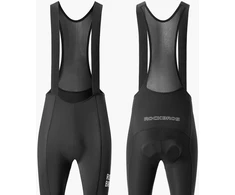 Rockbros 200021 Long Cycling Bib Shorts with Pad Size XXL - Juodas