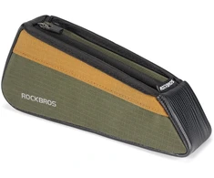Rockbros 088 Top Tube Bike Bag 0.25L - Žalias and Oranžinis