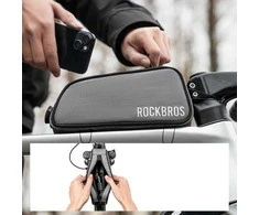 Rockbros 30120045003 ROAD TO SKY dviračio krepšys viršutiniam rėmo vamzdžiui, atsparus vandeniui, 0,7 l - pilka