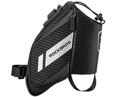 Rockbros C32BK saddle bag 1.5 l with water bottle pocket – juodas