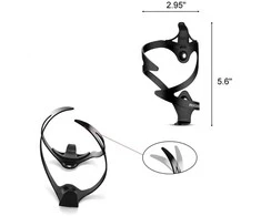 Rockbros 2017-11ABK Aluminum Bike Bottle Holder – juodos spalvos