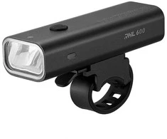 Rockbros RHL600 front bicycle light 600lm 2600mAh IPX6 – juodos spalvos