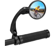Rockbros 26210001004 bicycle mirror, right, rear – juodos spalvos