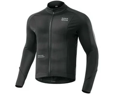 Rockbros 15400002004 long sleeve cycling jersey autumn/winter XL – juodos spalvos