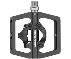 Rockbros PD15-BK aliuminio lydinio dviračio pedalų rinkinys - juodas
