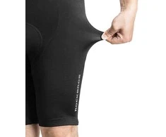 Rockbros RK2002L short bib shorts with L insert – juodos spalvos