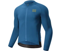 Rockbros YDWT020 Diamond cycling jersey spring/autumn/winter dydis S - mėlynas