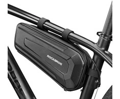 Rockbros B66 waterproof dviračio krepšys for frame – juodos spalvos