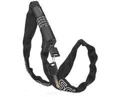 Rockbros 3230002001 bicycle lock with combination and key – juodos spalvos