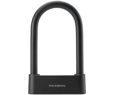 Rockbros 32210818001 SMART Bicycle Lock with Fingerprint Reader and Bluetooth Connectivity - Juodas
