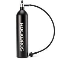 Rockbros Tubeless Tire Inflator 200 PSI 1.2l – juodos spalvos