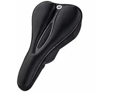 Rockbros LF047-S silicone gel bicycle seat cover dydis M – juodos spalvos