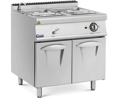 Royal Catering Bemar elektrinis su szafką kranem 2x GN 1/2 2x GN 1/3 6000 W