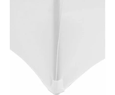 Royal Catering Lankstus universalus užvalkalas ovalo formos stalui, skersmuo. 150 cm baltos spalvos