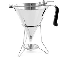 Royal Catering Piltuvo dozatorius, padažo pistoletas, plieno glajus + stovas, 3 purkštukai, 1,8 l