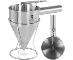 Royal Catering Dozatorius grietinėlės padažams, nerūdijantis plienas, antgalis sk. 8 mm 1,2 l