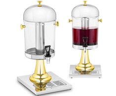 Royal Catering Vėsinantis bufetas sulčių ir gėrimų dozatorius, 8 l, auksinis