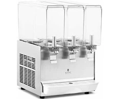 Royal Catering Trigubas aušinamas sulčių ir gėrimų dozatorius, 3 x 10 l, 320 W