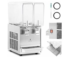 Sulčiaspaudė Royal Catering Aušinimo dozatorius sultims ir gėrimams, dvigubas, 2 x 10 l, 290 W
