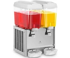 Royal Catering Sulčių gėrimų aušintuvo dozatorius, dvigubas, 2x 18L