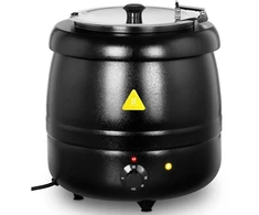 Royal Catering Elektrinis virdulys, sriubos puodas, 10 l, juodas