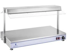 Royal Catering Elektrinės kaitlentės šildymo padėklas kompaktiškas 4 halogeninės lempos 2000W 230V