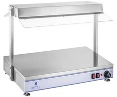 Royal Catering Elektrinės kaitlentės šildymo padėklas kompaktiškas 2 halogeninės lempos 1100W 230V