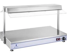 Royal Catering Elektrinės kaitlentės šildymo padėklas kompaktiškas 3 halogeninės lempos 1550W 230V