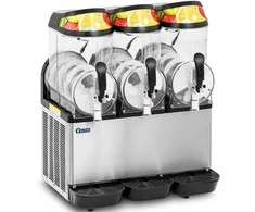 Royal Catering Granitor slush šerbeto gėrimų aparatas trigubas LED 3 x 12 l 960 W