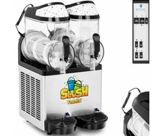 Royal Catering Granitor gėrimų aparatas slush šerbetas kokteiliai dvigubas 600 W 2 x 10 l