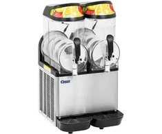 Sulčiaspaudė Royal Catering Granitor slush šerbeto gėrimų aparatas dvigubas LED 2 x 12 l 680 W