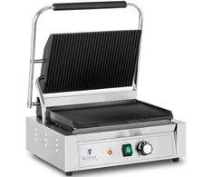 Royal Catering Briaunuotos elektrinės kontaktinės grotelės 33 x 22 cm 2200 W