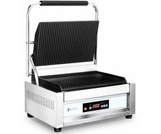 Royal Catering Elektroniniu būdu valdomos griovelinės kontaktinės grotelės 34 x 23 cm 2200 W