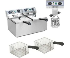 Royal Catering Gruzdintuvė elektrinė dwukomorowa TIMER 2x9L