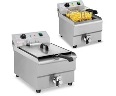 Royal Catering Gruzdintuvė reguliuojamas maitinimas elektrinė elektrinė su čiaupas 230 V 3500W 16 L