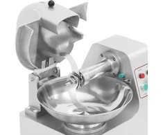 Virtuvinis kombainas Royal Catering Horizontali dubeninė mėsinė pjaustyklė malimui, pjaustymui, mėsai, daržovėms, 5 l, 550 W