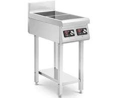 Royal Catering 2 degiklių laisvai pastatoma indukcinė viryklė 400 V 2 x 3500 W