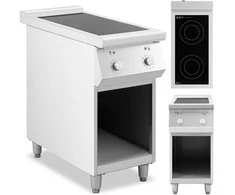 Royal Catering 2 degiklių laisvai pastatoma indukcinė viryklė ant atviro pagrindo 400 V 8500 W