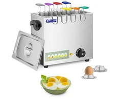 Royal Catering Kiaušinių virimo įrenginys 8 kiaušiniams virti 2600W 30 - 110°C + 4x kiaušinių stovas