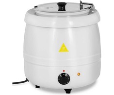 Royal Catering Elektrinis sriubos termosas iš nerūdijančio plieno cool-touch 400 W 10 l 35-80C baltas