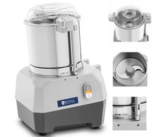 Royal Catering Maitinimo pjaustyklė mėsai, daržovėms, žolelėms pjaustyti, maišyti 1500 aps./min. 5 l 735 W